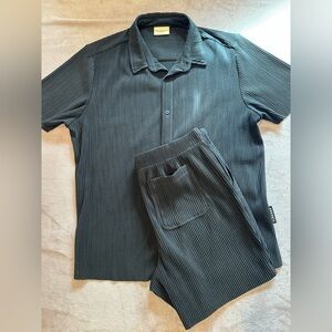 YoungLA Ribbed Matching Set Black – Men’s XL